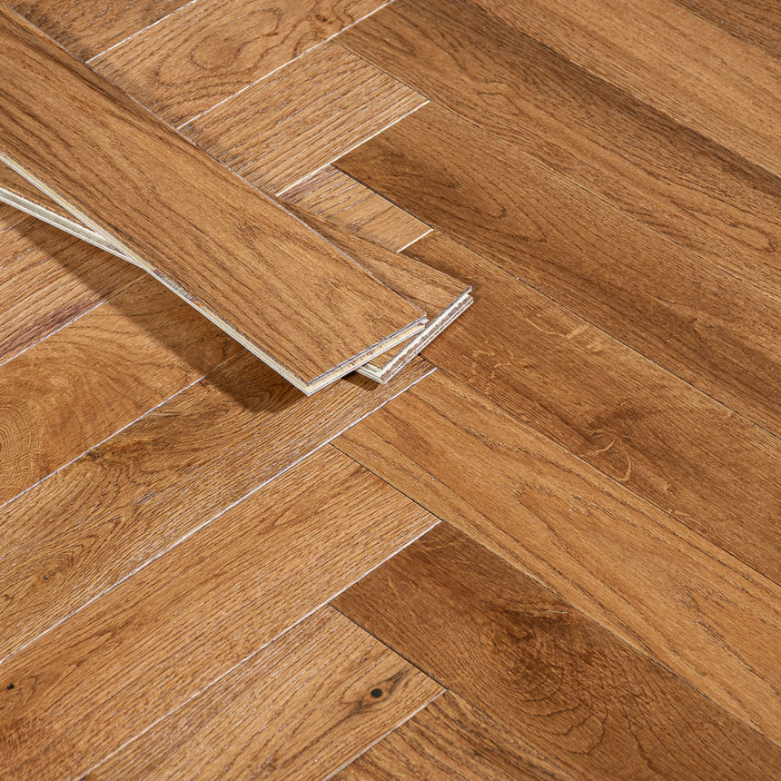 Antique Oak Herringbone 12/2mm Engineered Wood Flooring