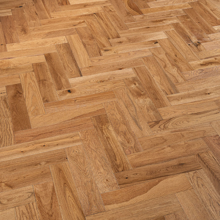 Antique Oak Westbury Herringbone 12/2mm Engineered Wood Flooring