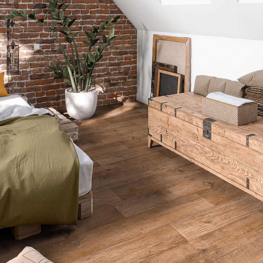 Authentic Beige Goliath 450 Vinyl Flooring by Tarkett