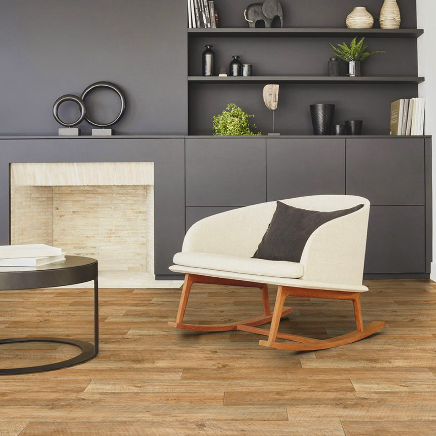 Authentic Beige Goliath 450 Vinyl Flooring by Tarkett