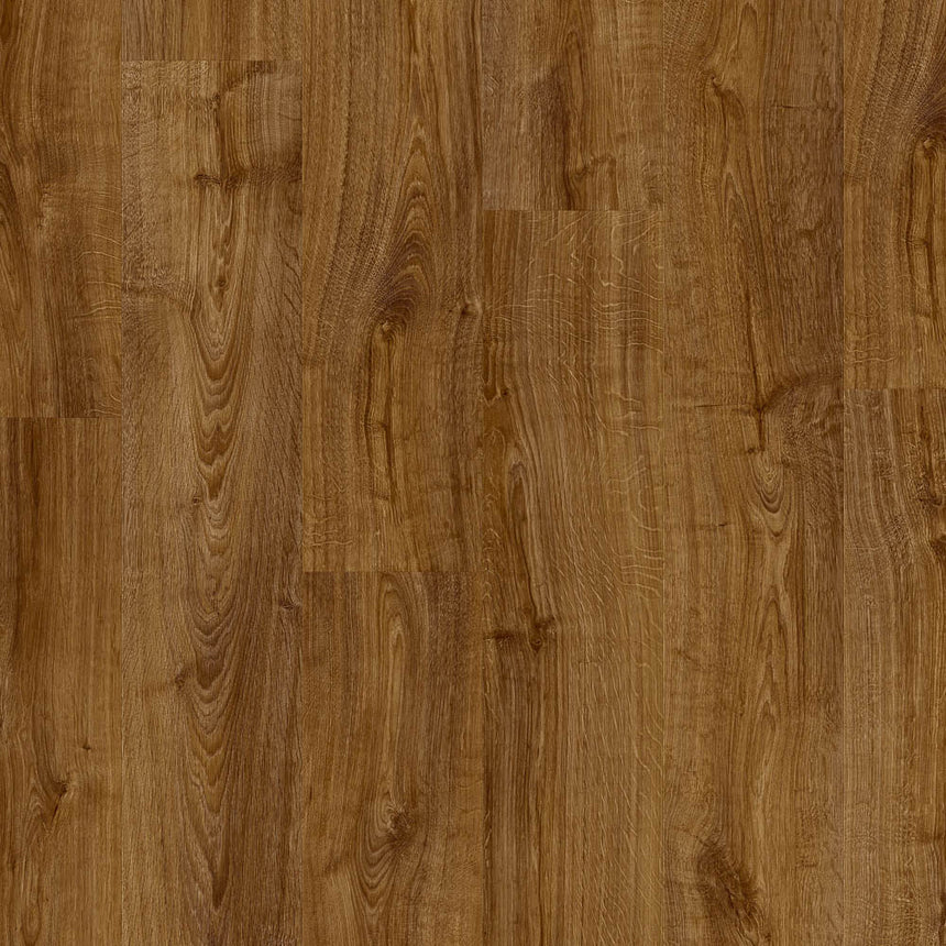 Autumn Oak Brown AVMPU40090 Bloom Click LVT Flooring by Quick-Step