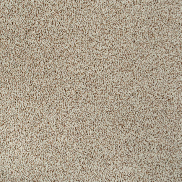 Barely Beige 630 Noble Heathers Saxony Carpet 5.86m x 5m Remnant