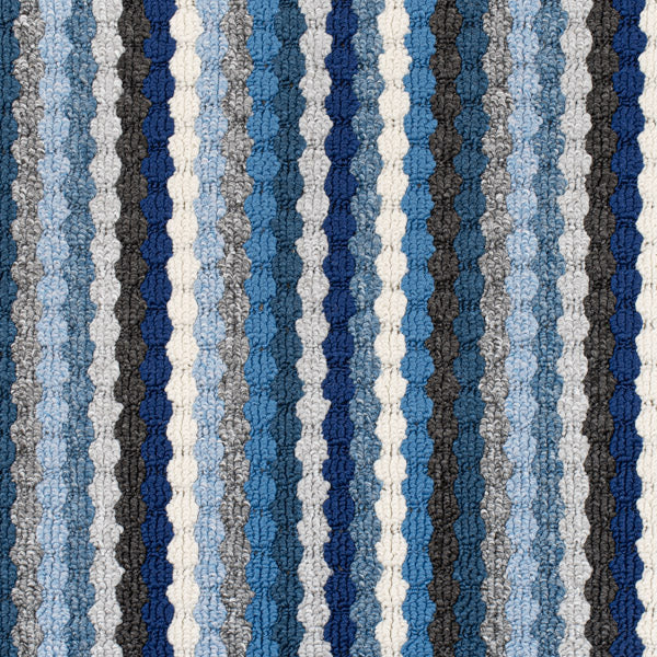 Multiple Loop Carpet Blue 6936 Multi Stripe Loop Carpet | Patterned Loop Carpet | Online Carpets