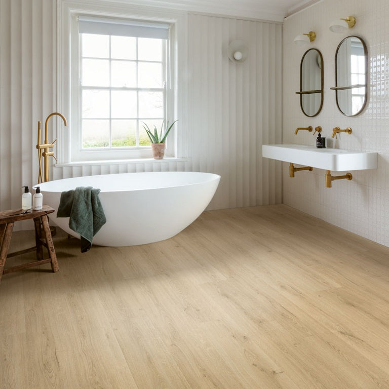 Botanic Beige AVMPU40236 Bloom Click LVT Flooring by Quick-Step