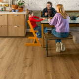 Botanic Caramel Oak AVMPU40315 Bloom Click LVT Flooring by Quick-Step