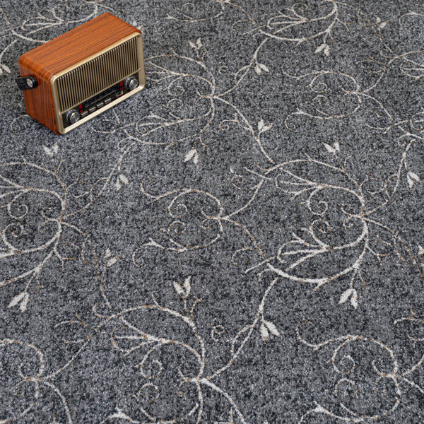 Botanic Silver Hugh Mackay Sovereign Wilton Carpet | Online Carpets