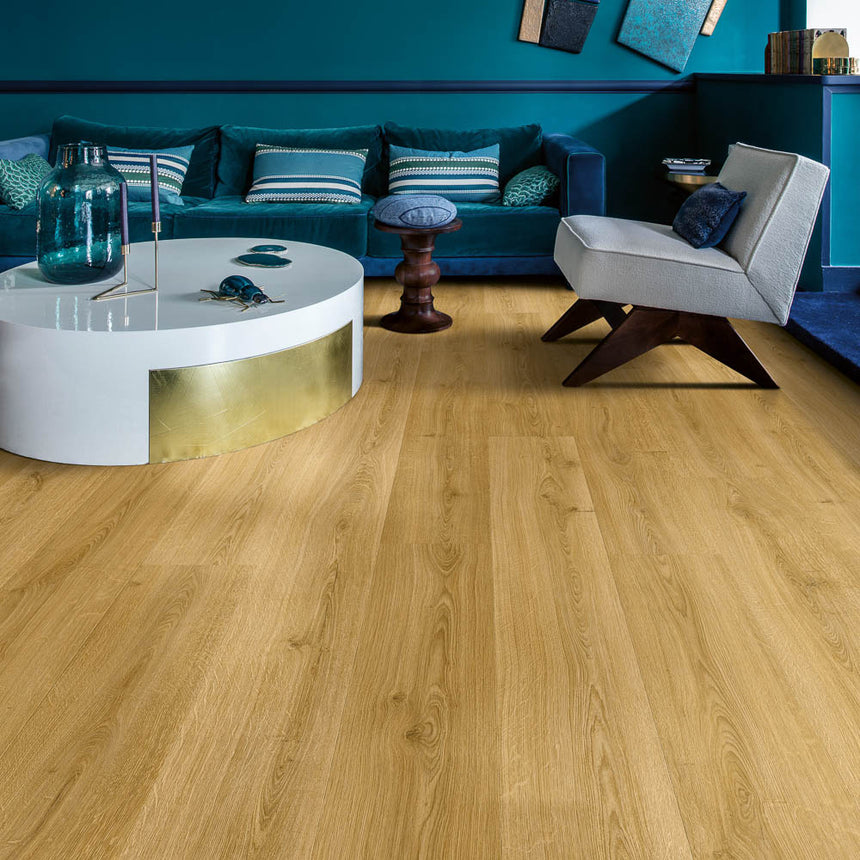 Botanic Smoked Oak AVMPU40238 Bloom Click LVT Flooring by Quick-Step