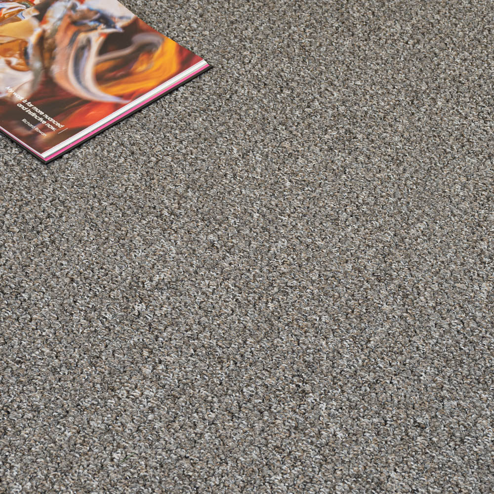 Brown Grey 5519 Alabama Loop Carpet | Loop Carpets Online | Online Carpets