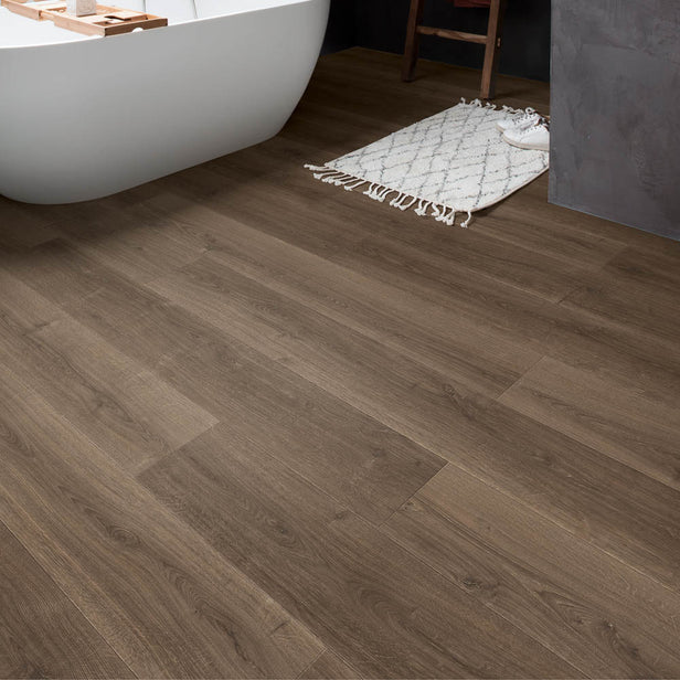 Brushed Oak Brown SIG4766 Capture 9mm Laminate Flooring by Quick-Step
