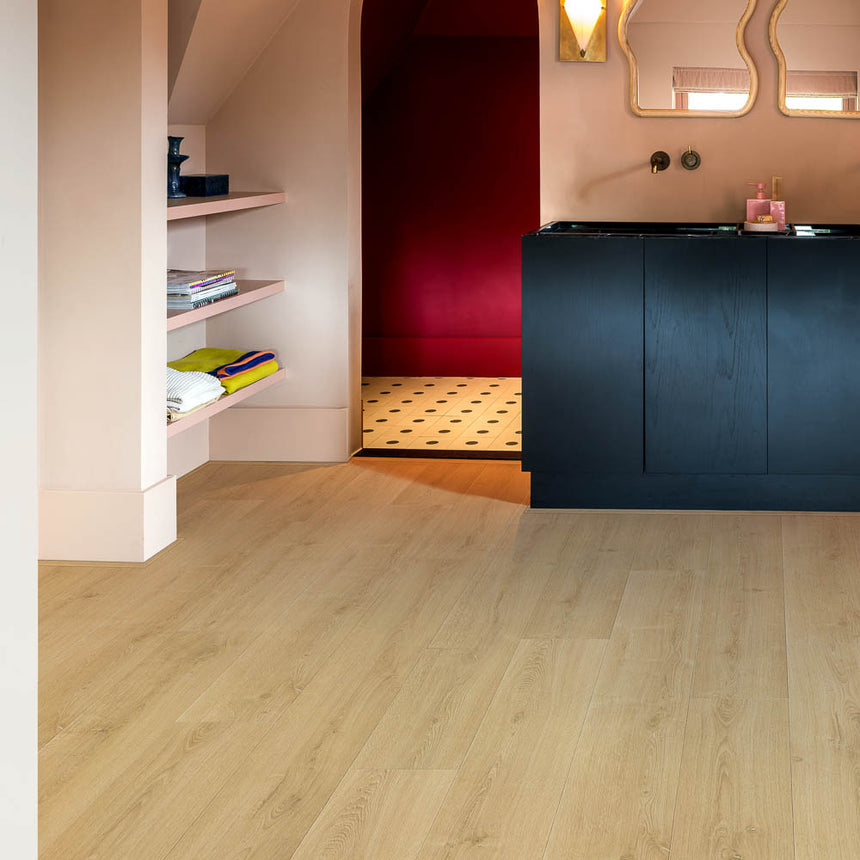 Brushed Oak Natural SIG4763 Capture 9mm Laminate Flooring by Quick-Step