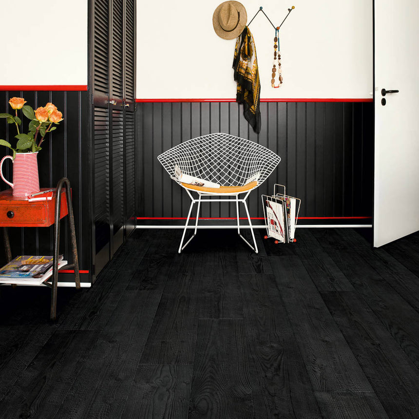 Burned Planks IM1862 Impressive 8mm Laminate Flooring by Quick-Step
