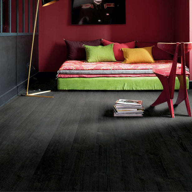 Burned Planks IM1862 Impressive 8mm Laminate Flooring by Quick-Step