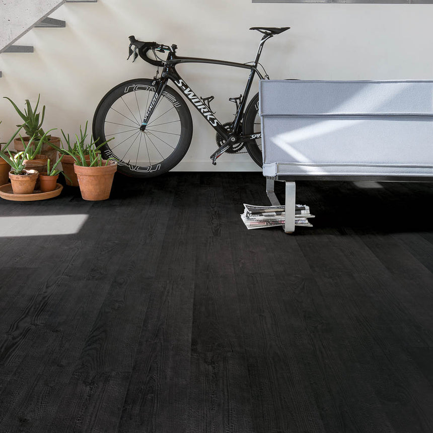 Burned Planks IM1862 Impressive 8mm Laminate Flooring by Quick-Step