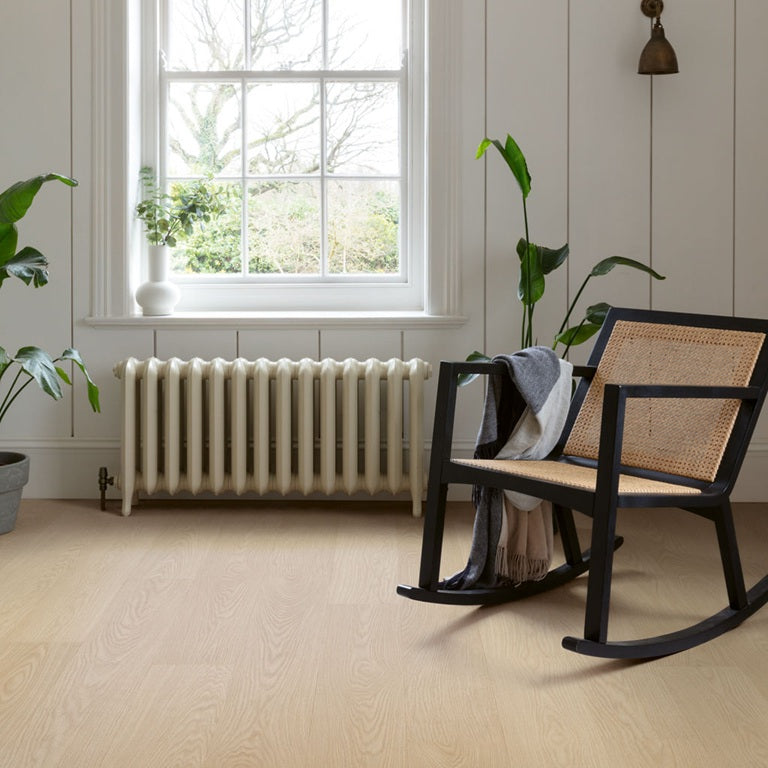 Buttermilk Oak AVSPU40277 Alpha Blos 5mm Click LVT Flooring by Quick-Step