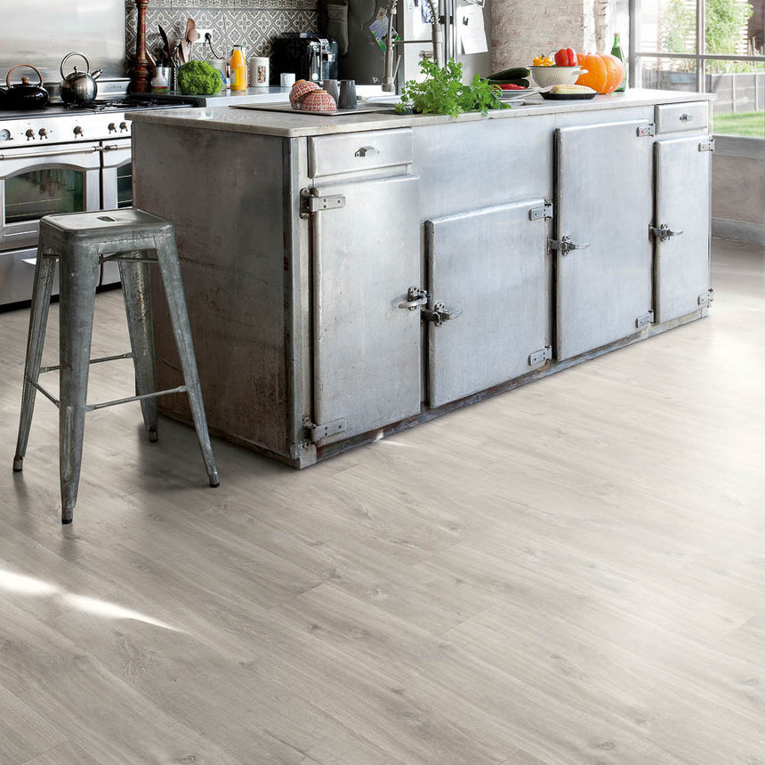 Canyon Oak Grey Sawcut AVSPU40030 Blos Click LVT Flooring by Quick-Step