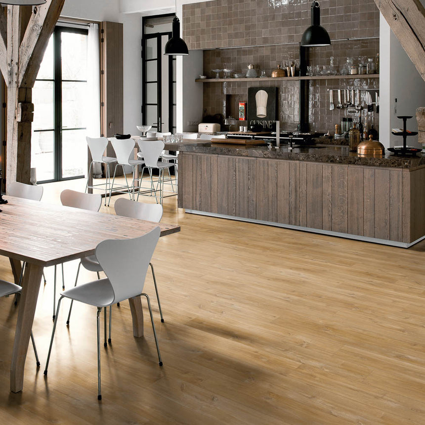 Canyon Oak Natural AVSPU40039 Blos Click LVT Flooring by Quick-Step