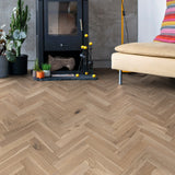 Cathedral Oak Herringbone 14/3mm Engineered Wood Flooring