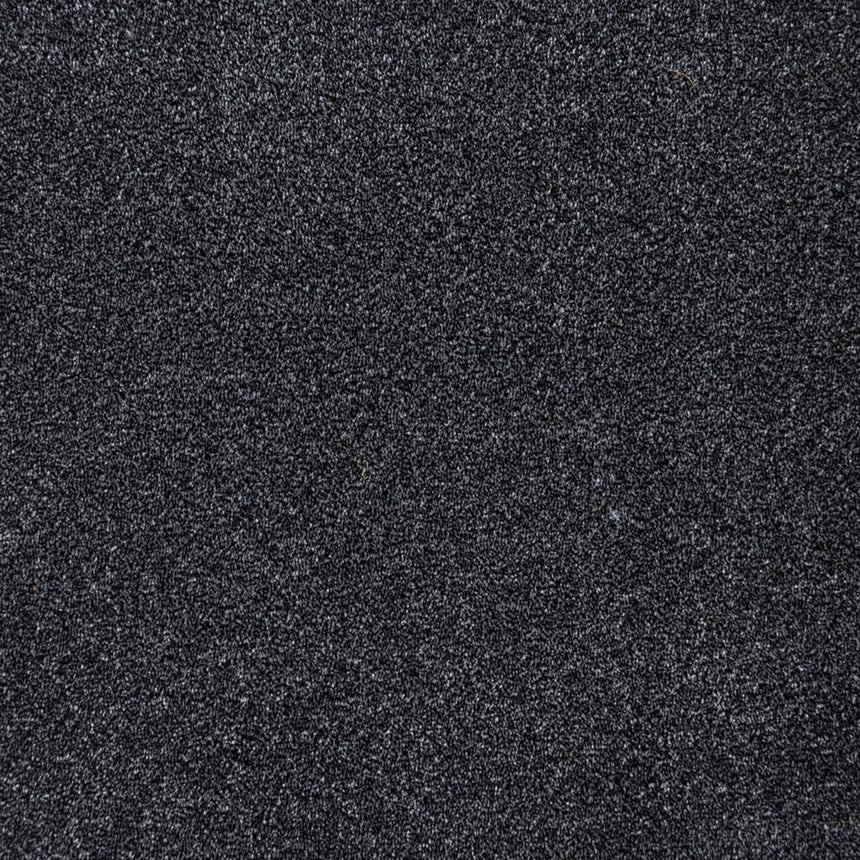 Charcoal Grey Haven Saxony Premium Feltback Carpet