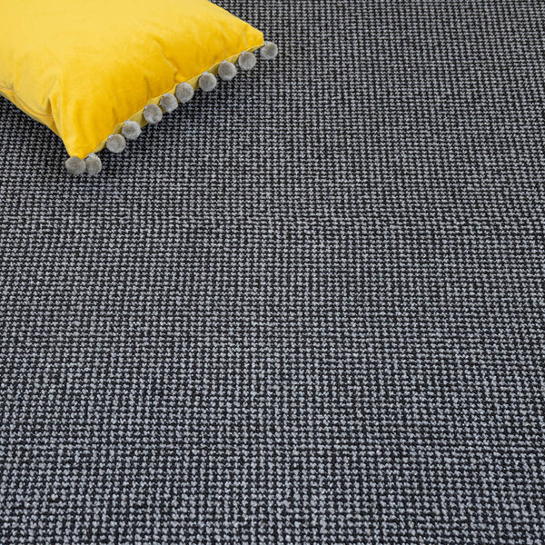 Charcoal Hercules Loop Feltback Carpet
