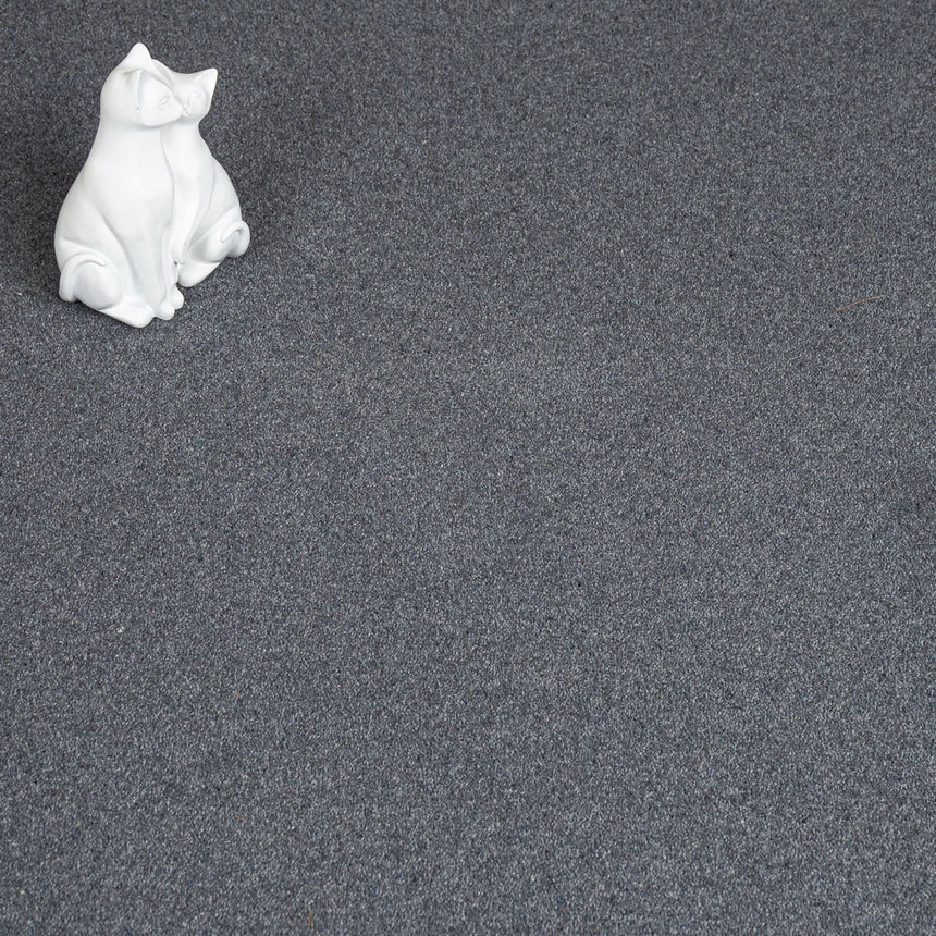 Charcoal Woodland Heather 55oz Twist Deluxe Carpet by Cormar