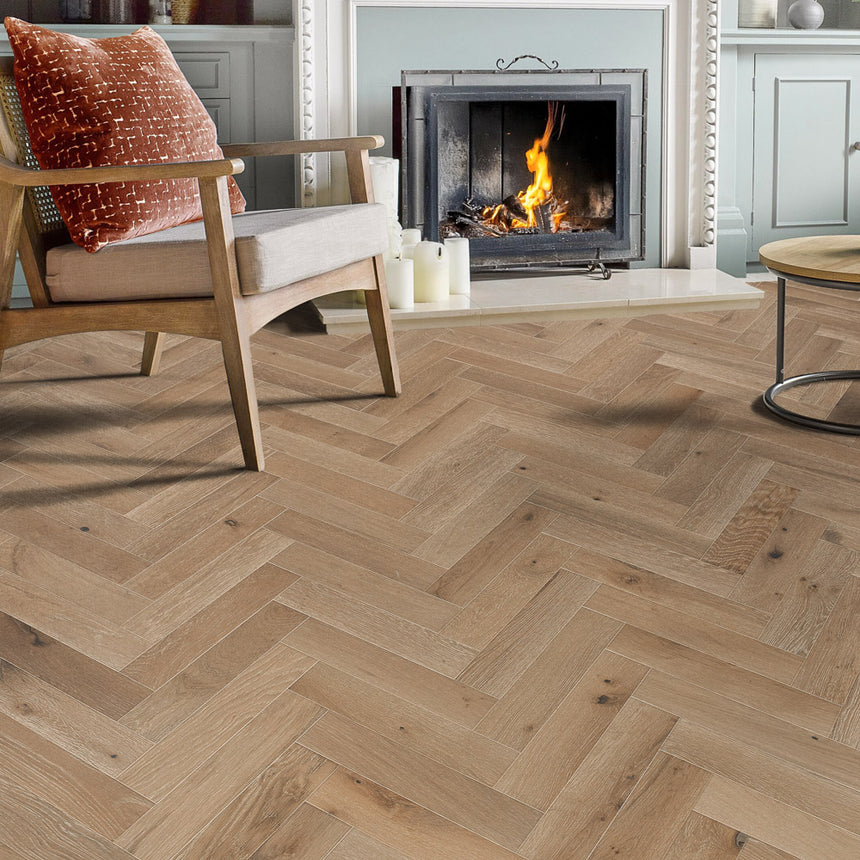 Chateau Oak Herringbone 14/3mm Engineered Wood Flooring