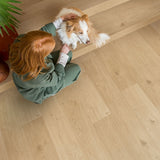 Coast Oak Beige AVSPU40321 Alpha Blos 5mm Click LVT Flooring by Quick-Step