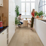 Coast Oak Sand AVSPU40322 Blos Click LVT Flooring by Quick-Step