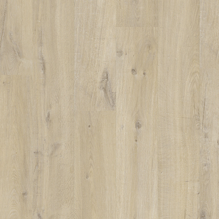Cotton Oak Beige AVMPU40103 Alpha Bloom 6mm Click LVT Flooring by Quick-Step