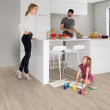 Cotton Oak Beige AVMPU40103 Alpha Bloom 6mm Click LVT Flooring by Quick-Step