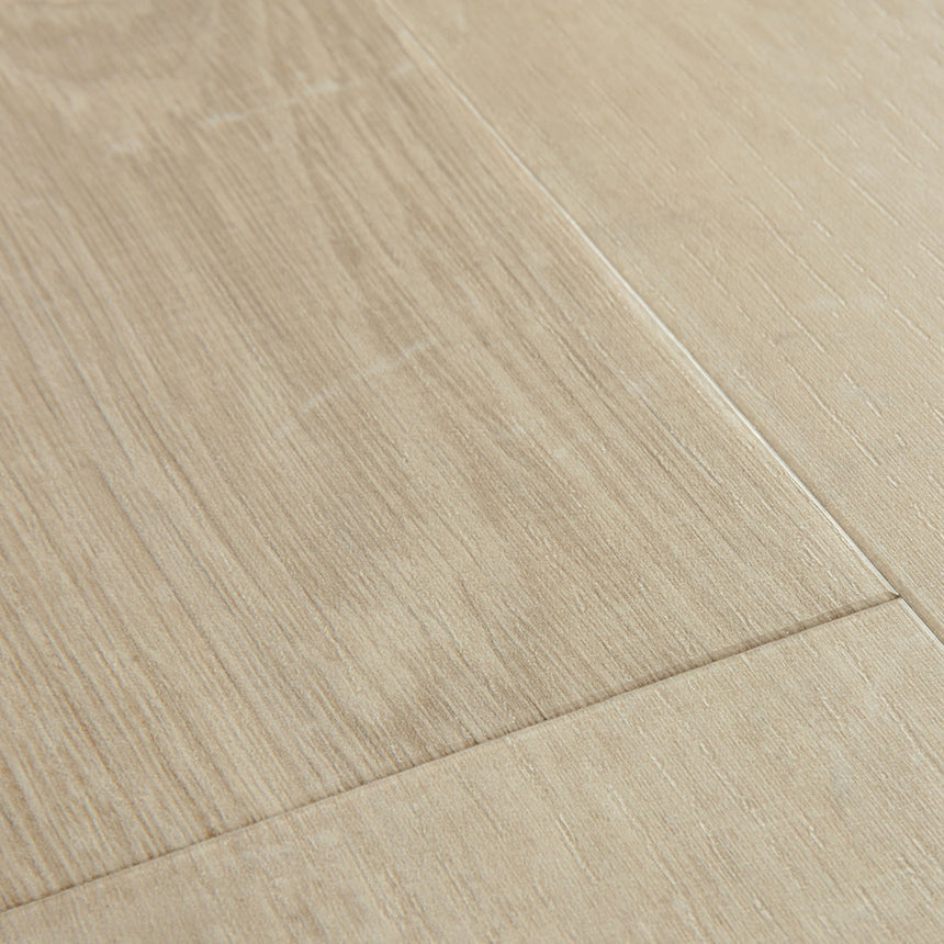 Cotton Oak Beige AVMPU40103 Alpha Bloom 6mm Click LVT Flooring by Quick-Step