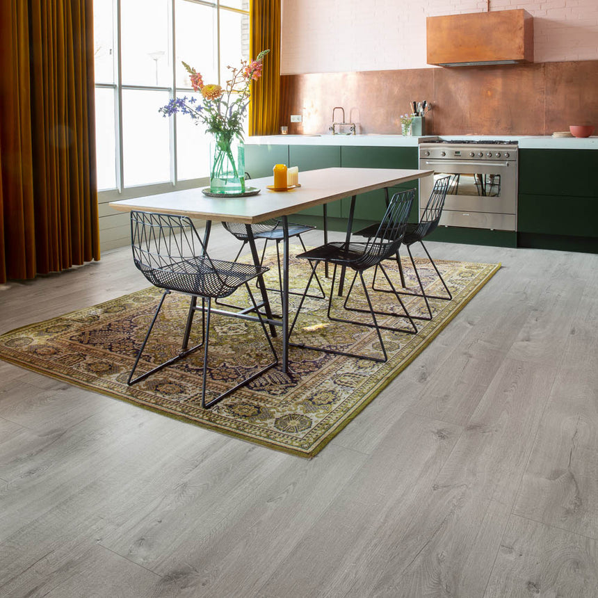 Cotton Oak Cold Grey AVMPU40201 Bloom Click LVT Flooring by Quick-Step