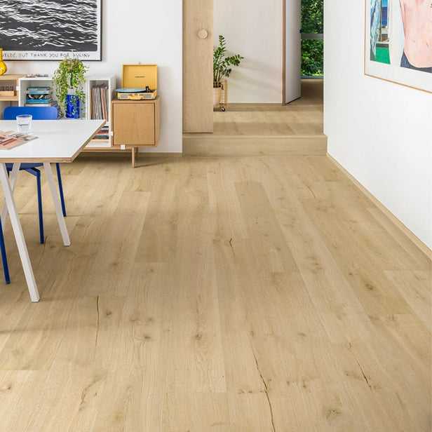Cotton Oak IM8254 Impressive 8mm Laminate Flooring by Quick-Step