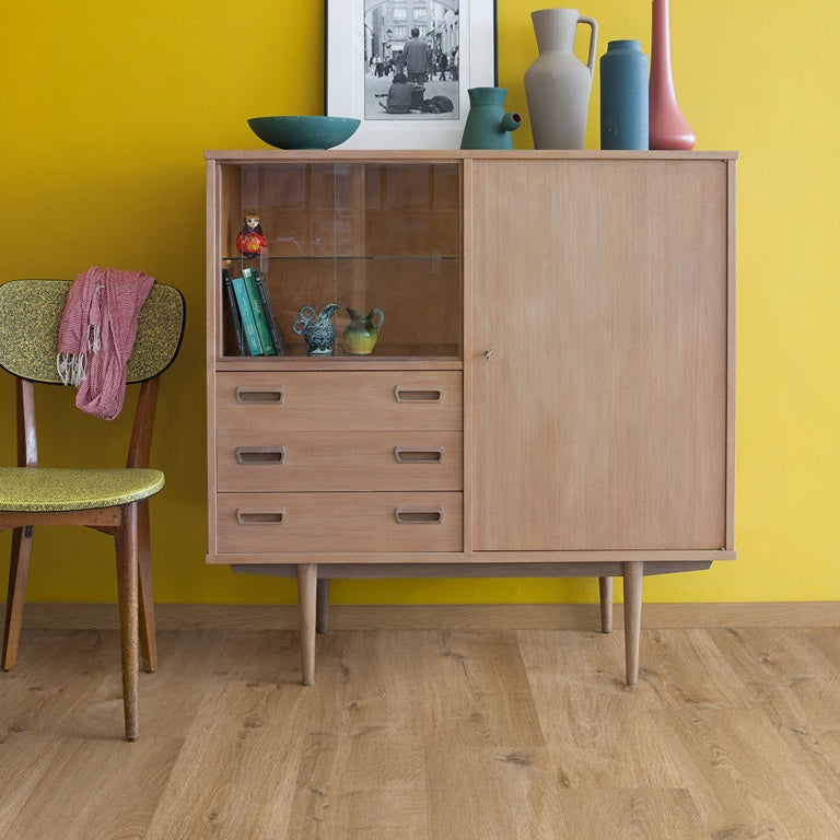 Cotton Oak Natural AVMPU40104 Alpha Bloom 6mm Click LVT Flooring by Quick-Step