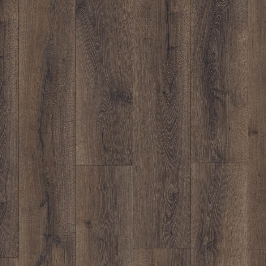 Desert Oak Brushed Dark Brown MJ3553 Majestic 9.5mm Laminate Flooring by Quick-Step