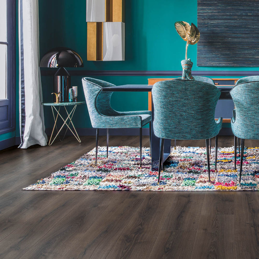 Desert Oak Brushed Dark Brown MJ3553 Majestic 9.5mm Laminate Flooring by Quick-Step