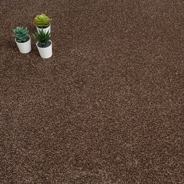 Earth Brown 92 Liberty Heathers Twist Carpet