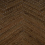 Espresso Oak Prestige Herringbone 6mm SPC Click LVT Flooring