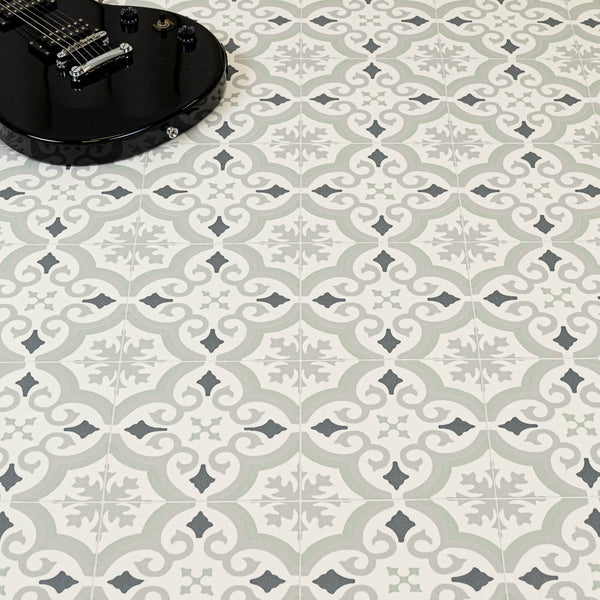 Old Floortex Evora 522 Floortex Tile Vinyl Flooring | Lino | Online Carpets