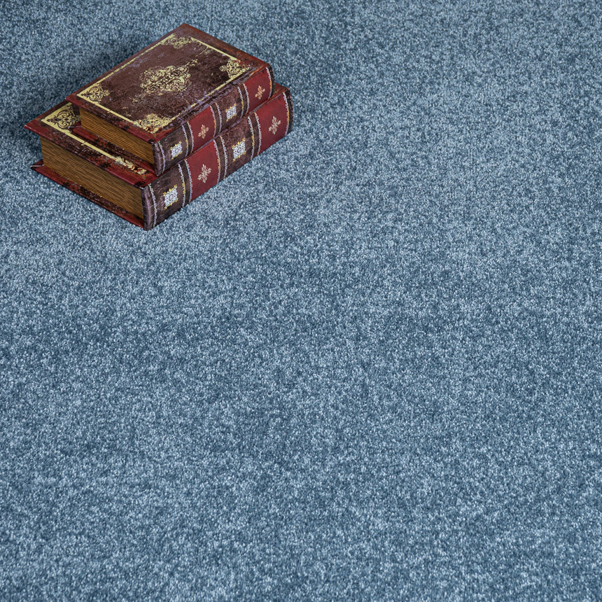 Faded Indigo 360 Soft Noble Saxony Carpet Clearance