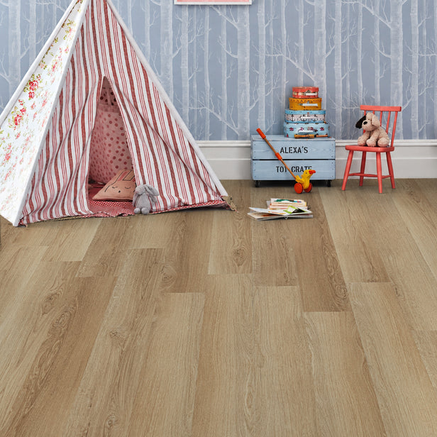 Farmhouse Oak Axia 2mm Gluedown LVT Flooring