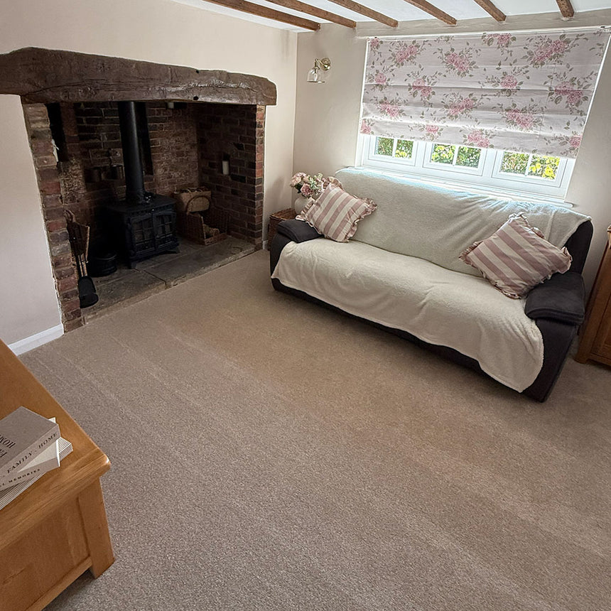 Fawn Beige Highgrove Twist Carpet