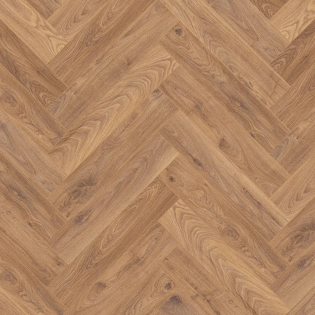 Firebrand Oak K450 Herringbone 8mm Laminate Flooring by Krono Original