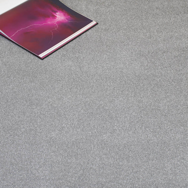 Flint Grey Moxie Saxony Carpet