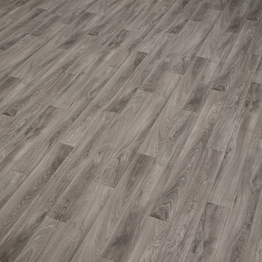 French Oak Dim Grey Goliath 450 Vinyl Flooring by Tarkett