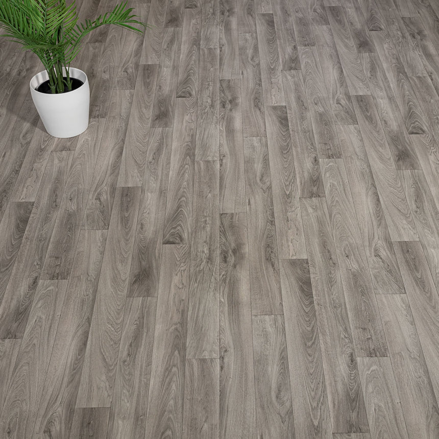 French Oak Dim Grey Goliath 450 Vinyl Flooring by Tarkett