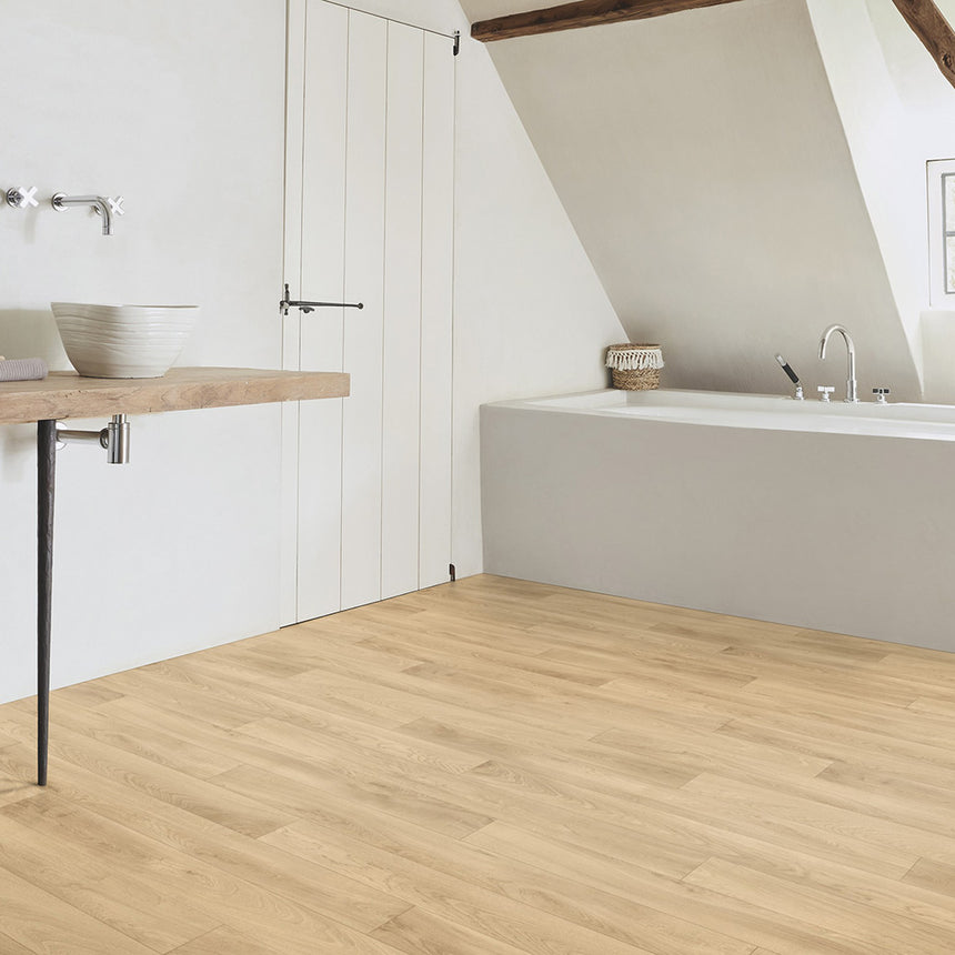 French Oak Wheat Goliath 450 Vinyl Flooring by Tarkett