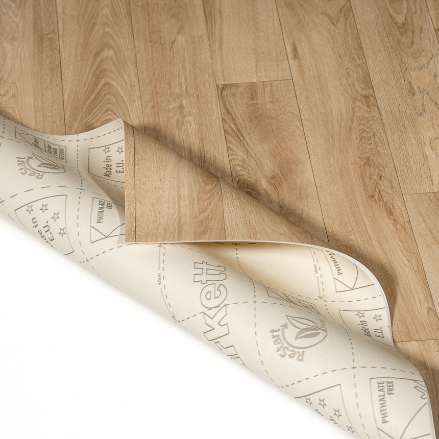 French Oak Wheat Goliath 450 Vinyl Flooring by Tarkett