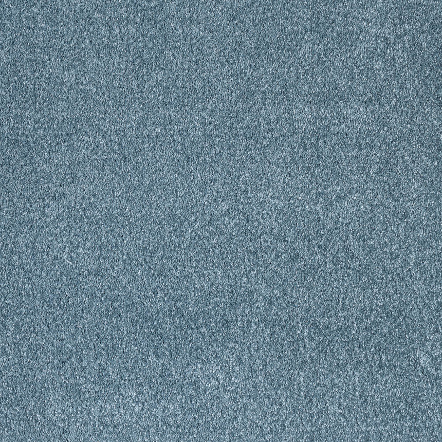 Frost Blue Lyra Saxony Carpet 1.81m x 4m Remnant