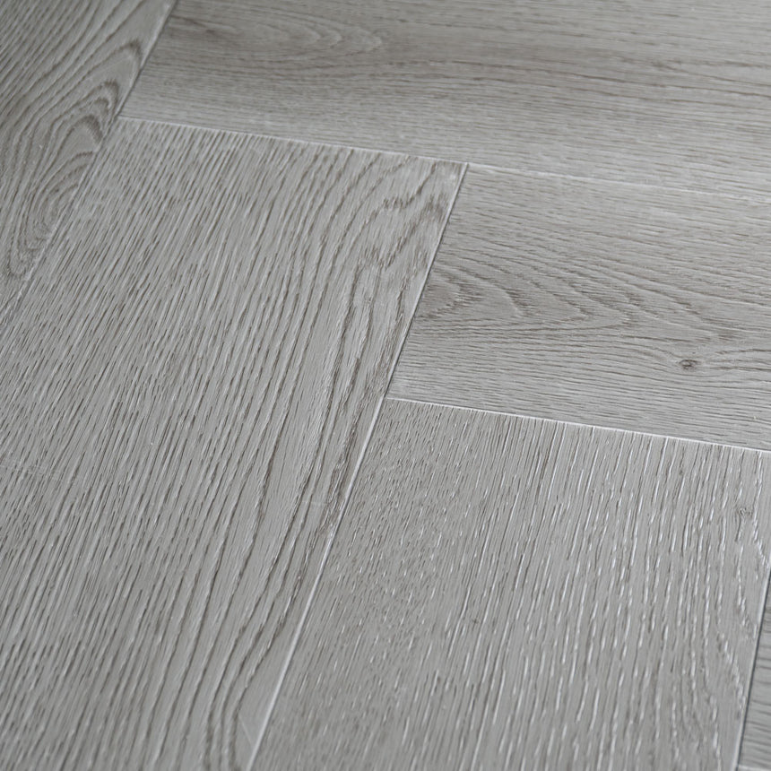 Frosted Oak Prestige Herringbone 6mm SPC Click LVT Flooring