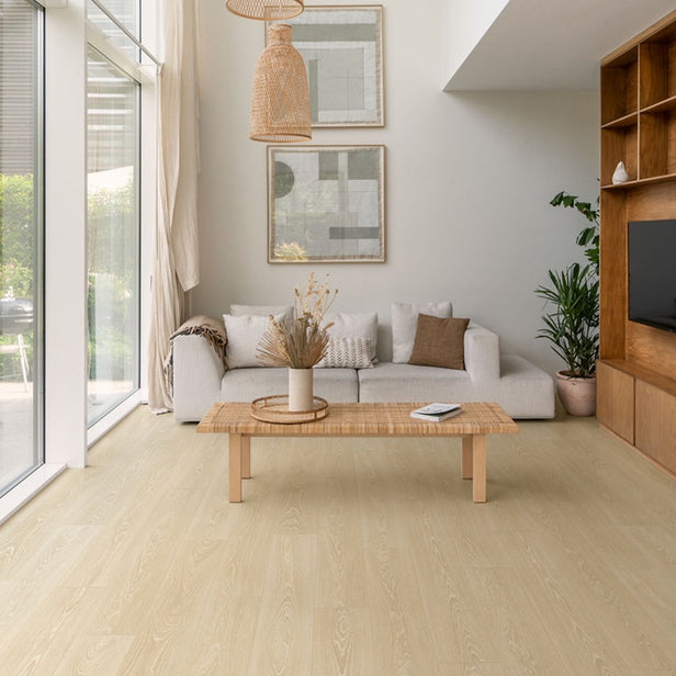 Frosty Beige Oak CLM5799 Classic 8mm Laminate Flooring by Quick-Step